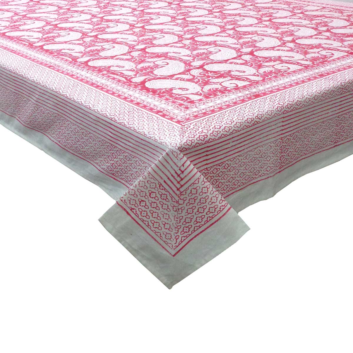 Hand Block Print Tablecloths - Roopantaran,Salem,Furniture,Home Decor & Garden